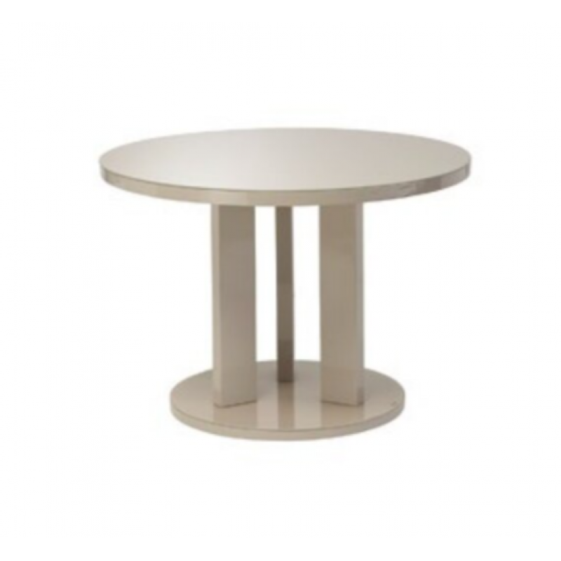 WOF Ellie latte 1.07M Round Dining Table